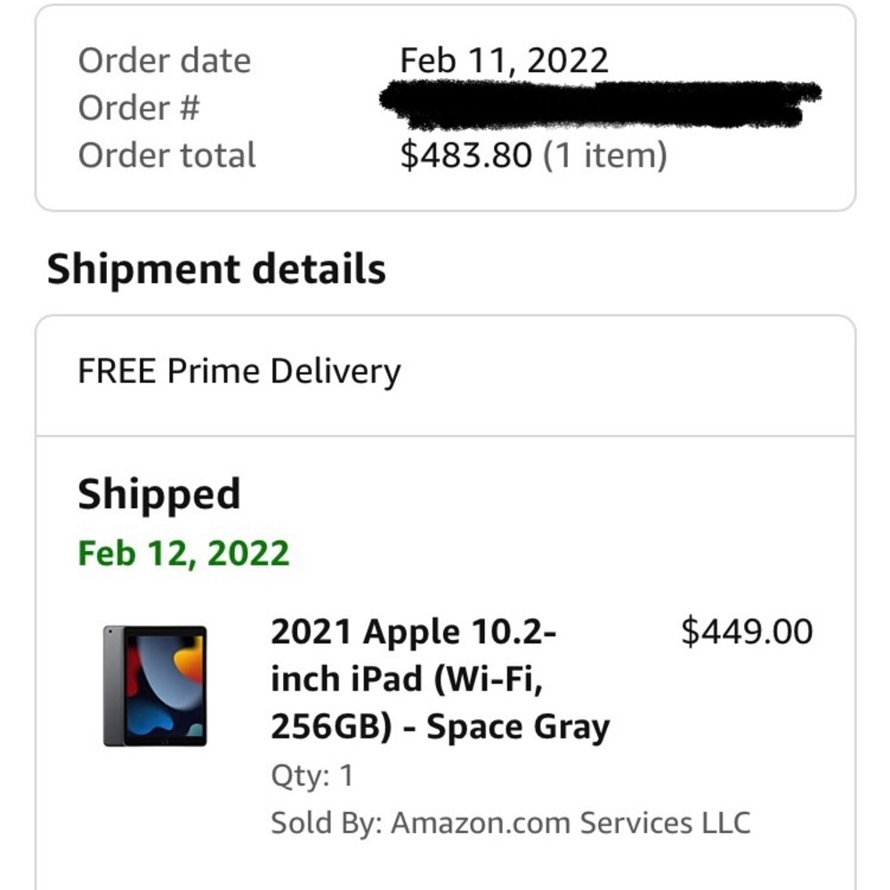 iPad 9th Generation 256GB Space Gray- LIKE NEW. Comes with APPLE PENCIL+CASE.